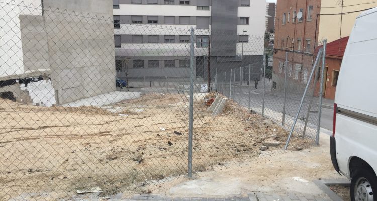 calle Isabel Serrano antes de las obras