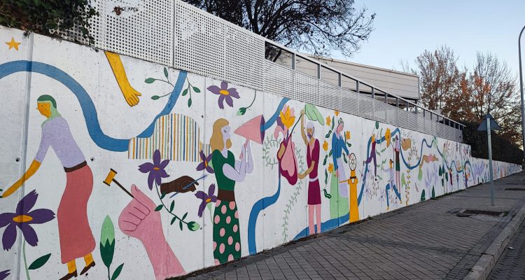 Nuevo mural de Villaverde, dedicado a las mujeres del distrito