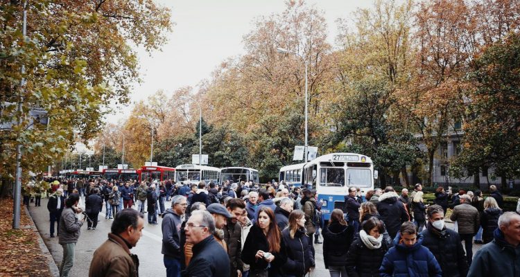 exhibición de Autobuses Históricos de la EMT