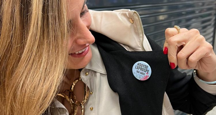 Sonia Cea en el acto de celebración del 160º aniversario del barrio de Prosperidad