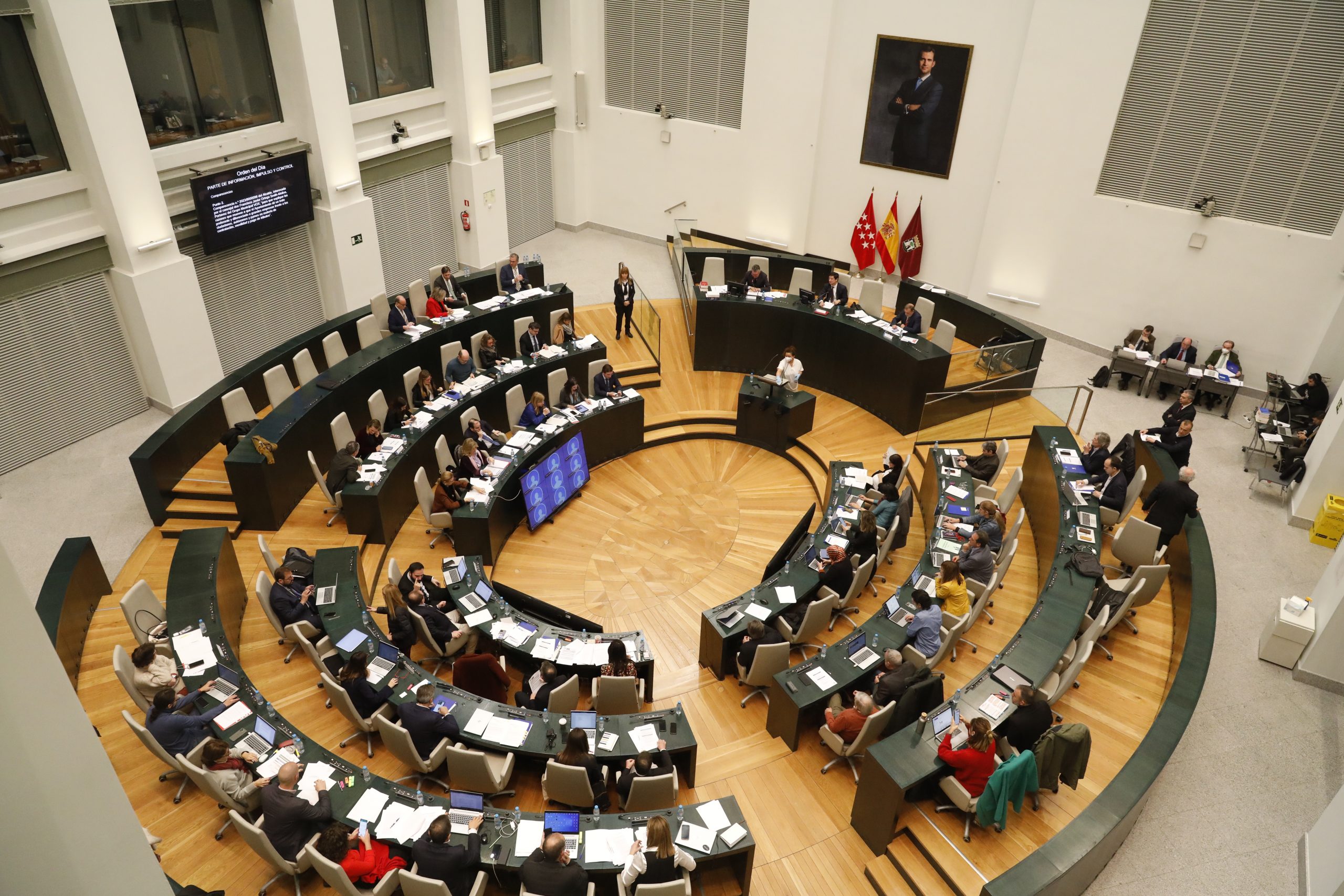 Imagen del Pleno del Ayuntamiento de Madrid