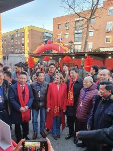 Inauguración del Año Nuevo chino 2023 en Usera