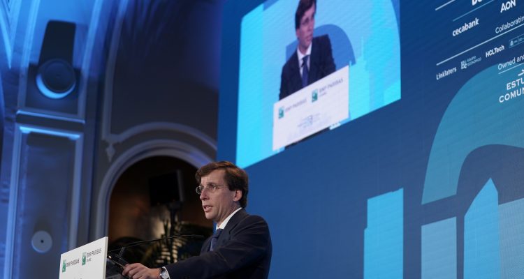 El alcalde de Madrid, José Luis Martínez-Almeida, en la inauguración de la 13ª edición de Spain Investors Day