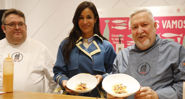 La vicealcaldesa, Begoña Villacís,durante la presentación de la ruta gastronómica
