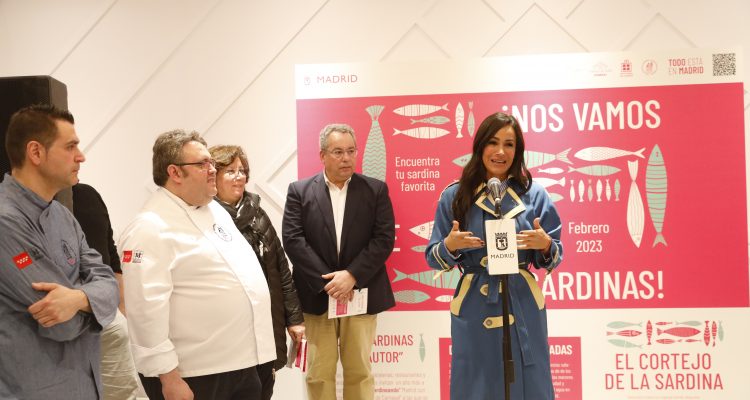 La vicealcaldesa, Begoña Villacís,durante la presentación de la ruta gastronómica