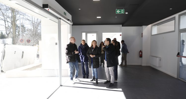 Paloma García Romero y Martín Casariego durante la visita a la Casa del Reloj