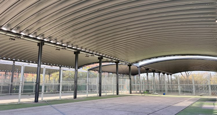 Pista cubierta pádel