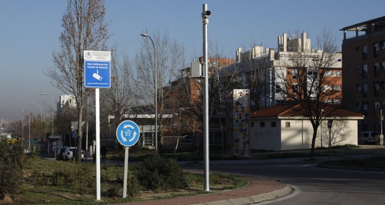 Zona camaras videovigilancia en Madrid 750x400 - Madrid, una ciudad más segura, gracias al renovado Cuerpo de la Policía Municipal