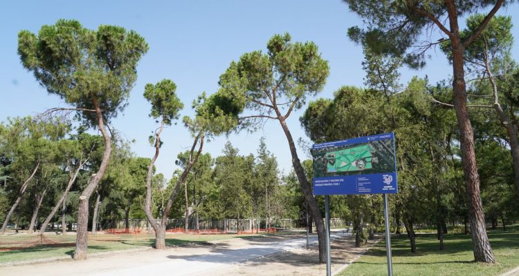 Imágenes correspondientes a la remodelación del parque Paraíso
