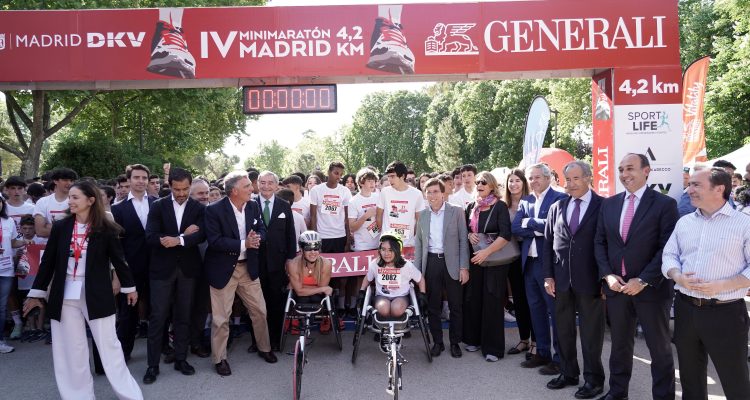 Almeida durante la IV MiniMaratón Madrid