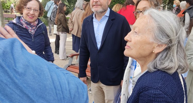 Fernández durante la Semana de los Mayores