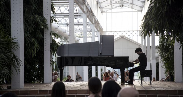 Piano City 22. Concierto en el Invernadero. Foto Jaime Massieu