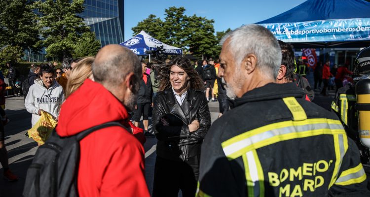 Celebración de la VII Carrera Vertical del Cuerpo de Bomberos del Ayuntamiento de Madrid