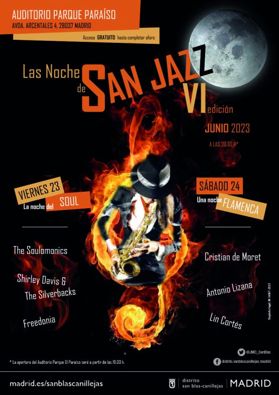 Cartel de Las noches de San Jazz 2023
