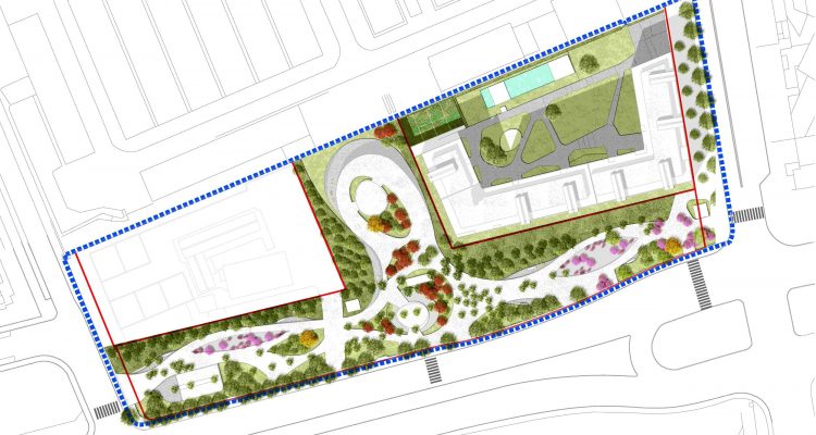 Plano proyecto de urbanización del ámbito de la Subestación de Canillejas