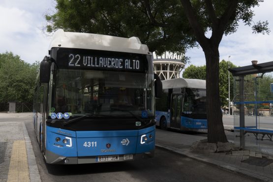 Autobús número 22 de la EMT