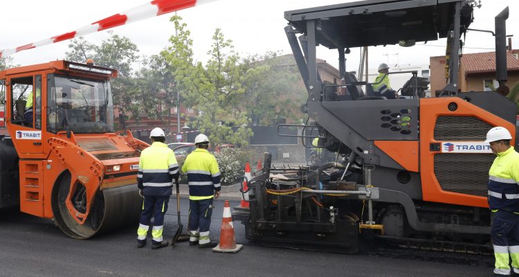 Operación asfalto 2022. Imagen de archivo. Ayuntamiento de Madrid