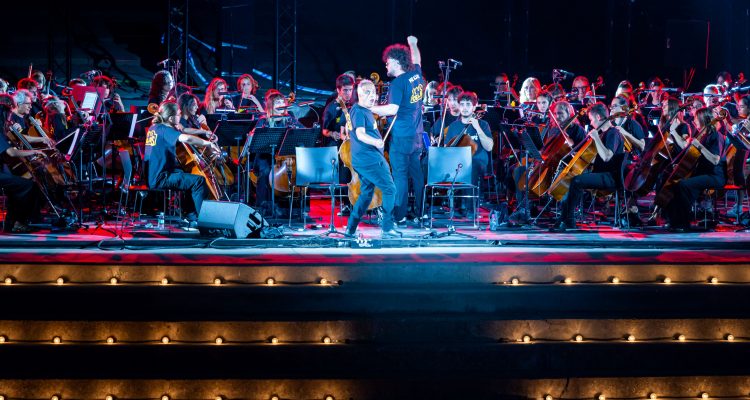 Concierto 100 Cellos que clausuró Veranos de la Villa