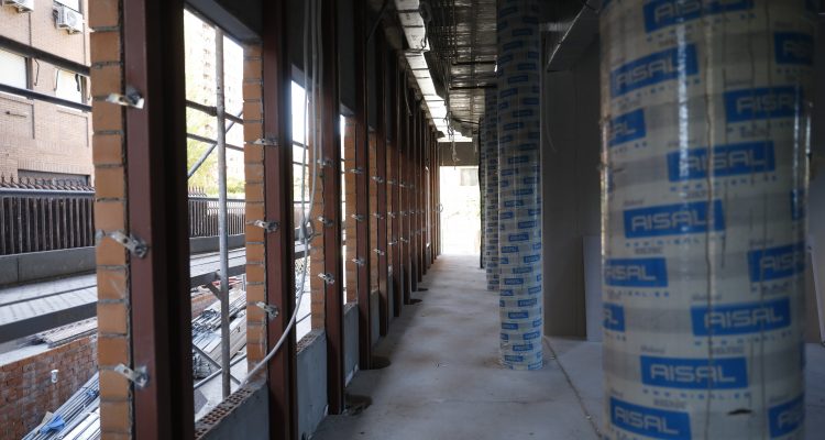 Nuevo centro cultural de Chamartín actualmente en construcción