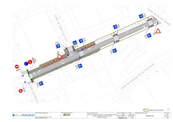 Plano de ejecución de la obra