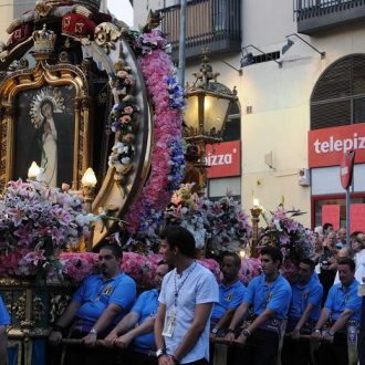 Imagen de archivo de la procesión de La Paloma