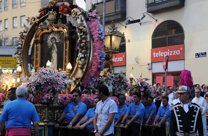 Imagen de archivo de la procesión de La Paloma