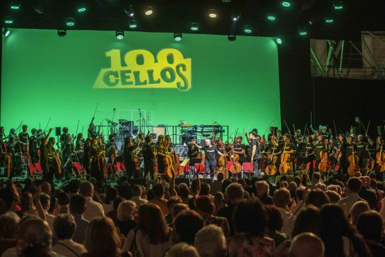 Actuación de '100 cellos' (imagen: Marco Borrelli)