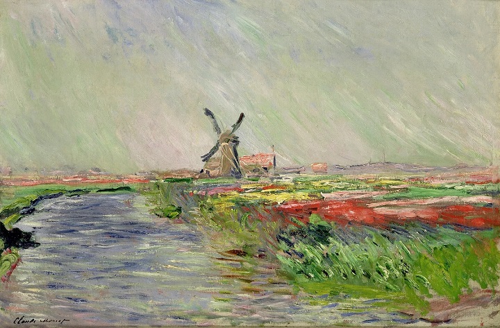 Una de las obras de la exposición sobre Monet en Centrocentro