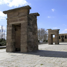 Detalle del Templo de Debod