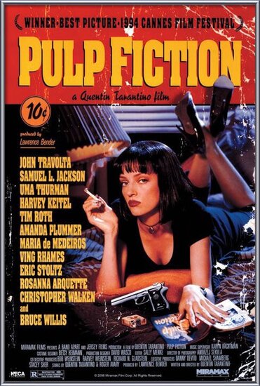 Cartel de Pulp Fiction