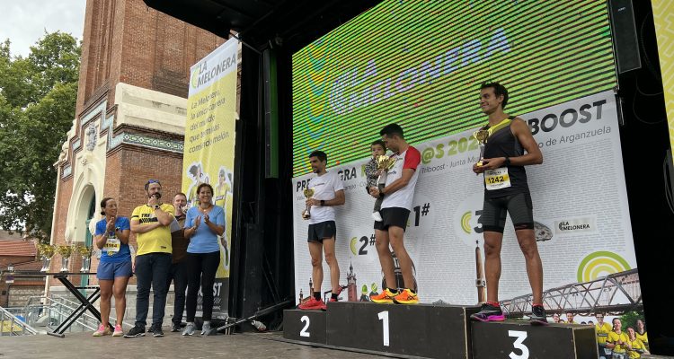 Navarro, en la entrega de trofeos masculinos