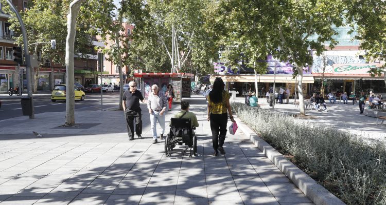 Imágenes de la calle de Alcalá y la plaza de Quintana remodeladas recientemente