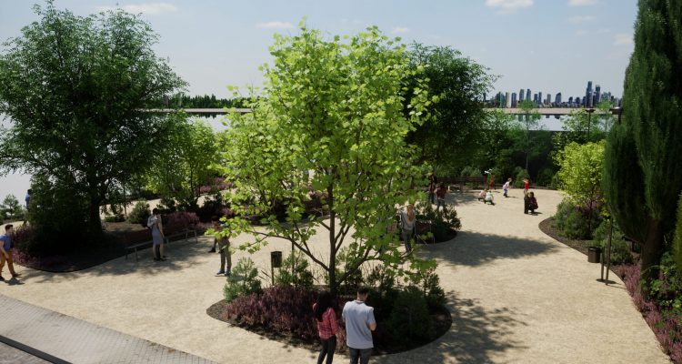 Recreación nueva zona verde en el entorno de la calle Mazarredo