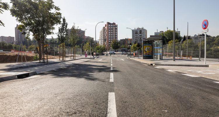Nueva calle en el barrio de Peñagrande