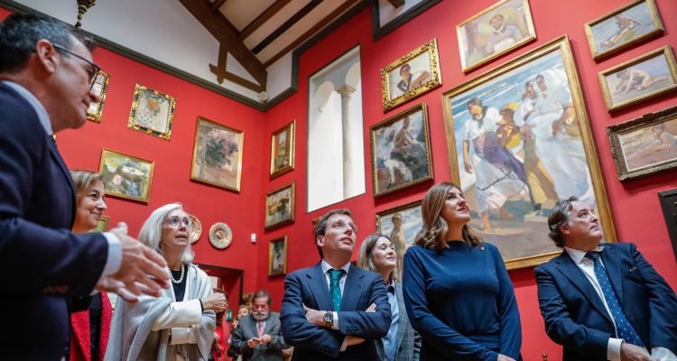 El alcade de Madrid y la alcaldesa de Valencia durante el homenaje en el Museo Sorolla