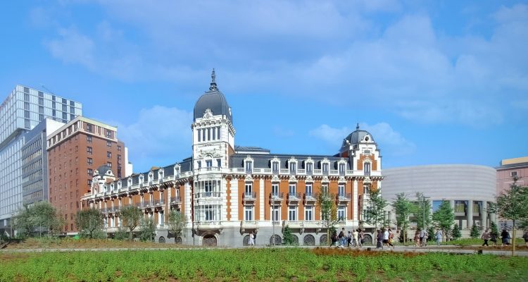 Fachada edificio Plaza de España 8