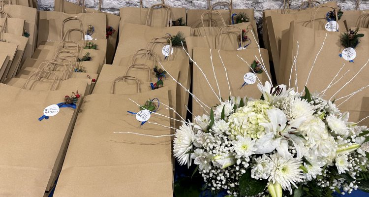 Obsequios entregados a los voluntarios