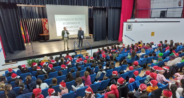 Nacho Pezuela en la entrega de premios del concurso belenes y villancicos