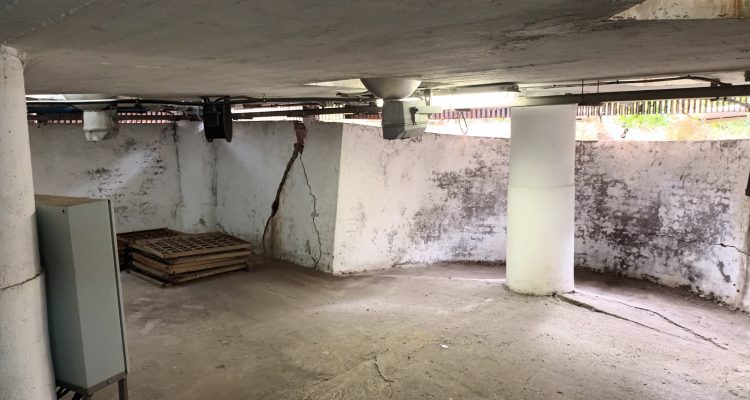 Estado actual de la sala de máquinas de la Fuente Juan de Villanueva