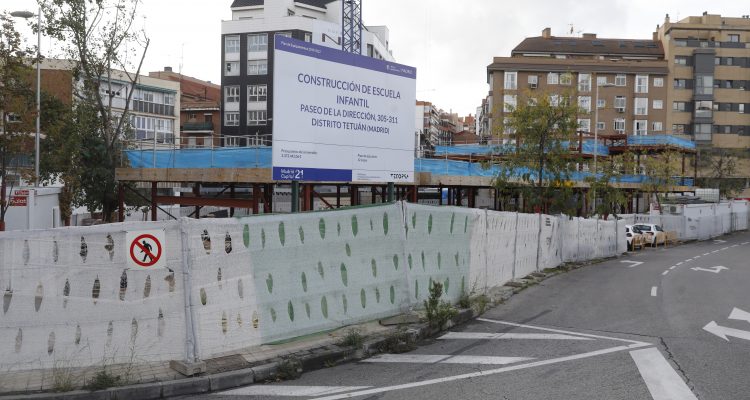 Obras de la nueva Escuela Infantil del paseo de la Dirección