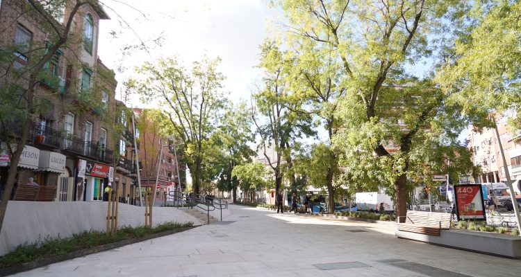 Plaza de la Emperatriz tras la remodelación