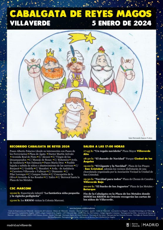 Cartel Cabalgata de Reyes de Villaverde