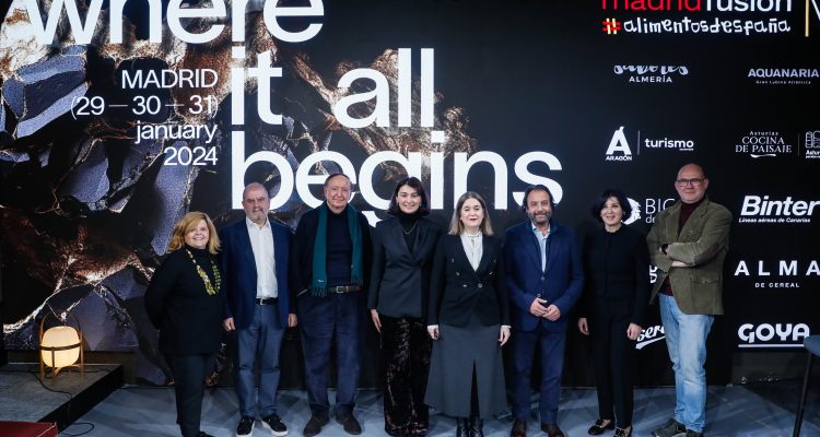 La delegada de Cultura durante la presentación de Madrid Fusión