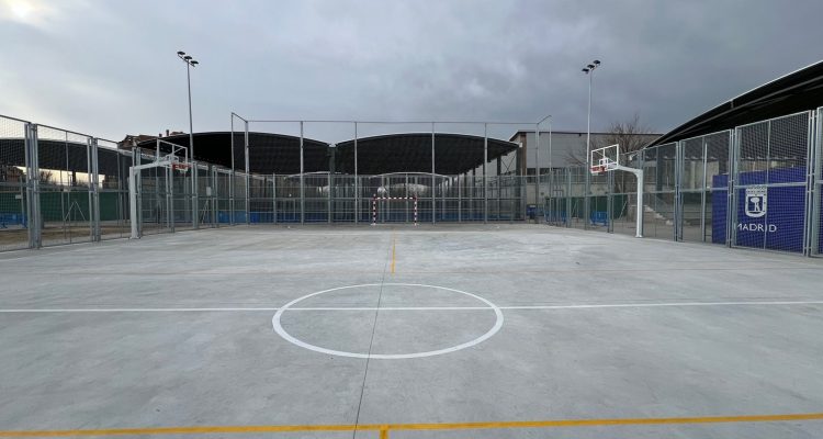 Nueva cancha polideportiva en el CDM Barajas