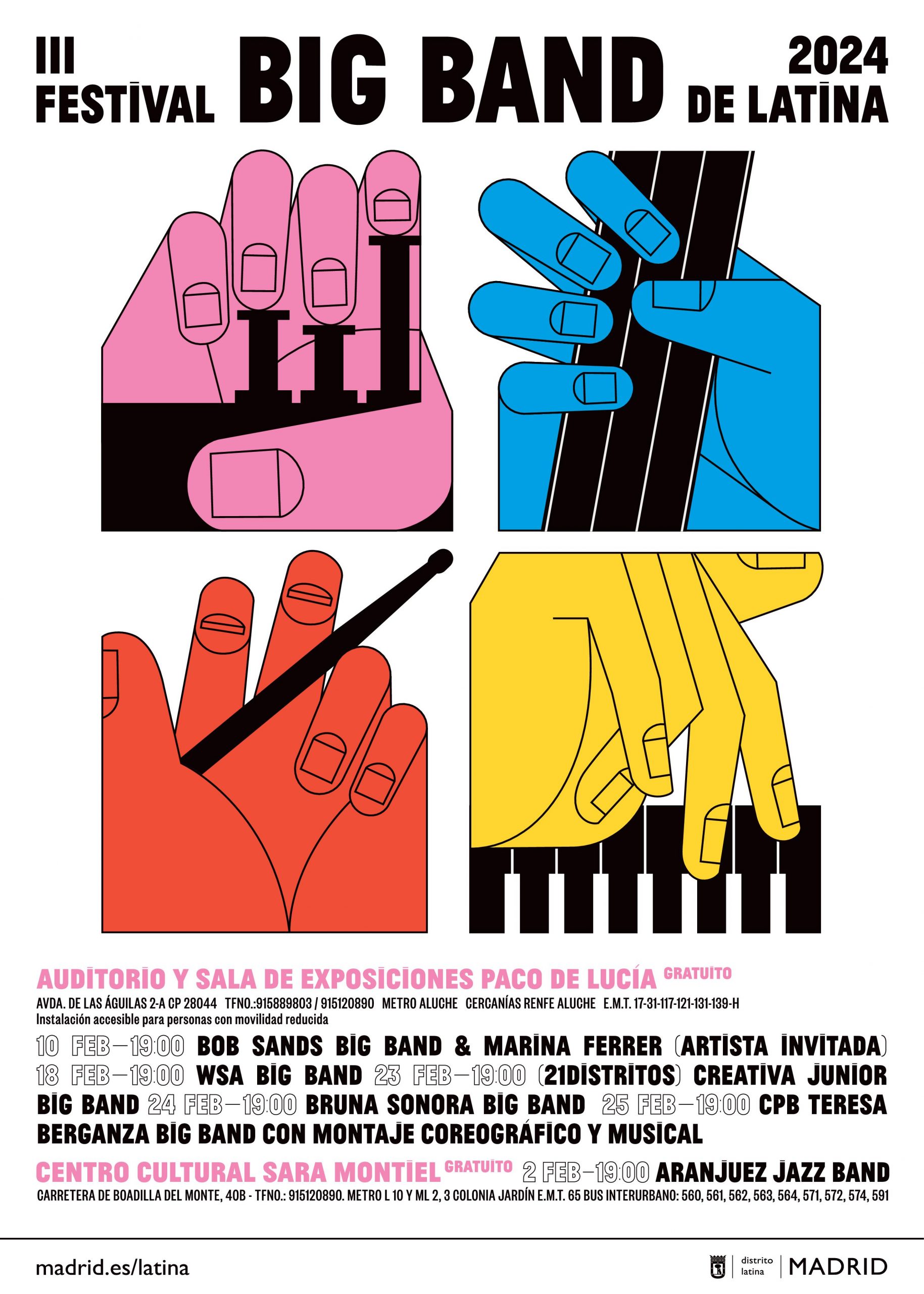 Cartel III Festival de Big Band de Latina 2024 