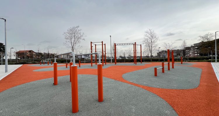 Nueva pista de calistenia en el CDM Barajas