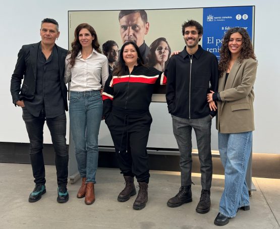 Acto de presentación de la obra ante la prensa, este martes