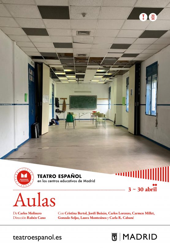 Cartel de 'Aulas'