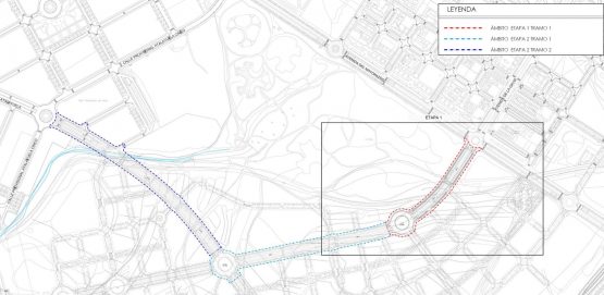 Plano nueva vía urbana Valdecarros