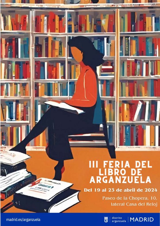 Cartel de la III Feria del libro de Arganzuela